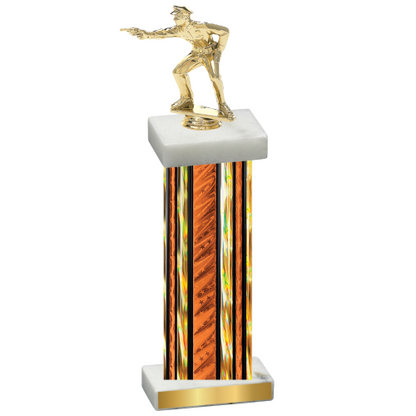 Single Orange Glacier Shooter Trophy