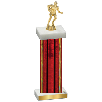 Single Red Glacier Rugby Trophy