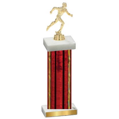 Single Red Glacier Running Trophy