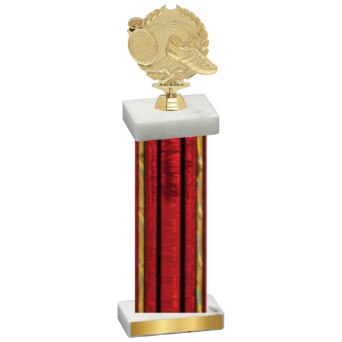 Single Red Glacier Running Trophy