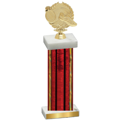 Single Red Glacier Running Trophy