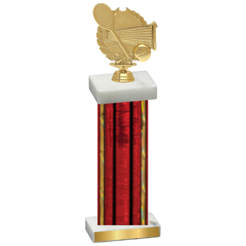 Single Red Glacier Tennis Trophy