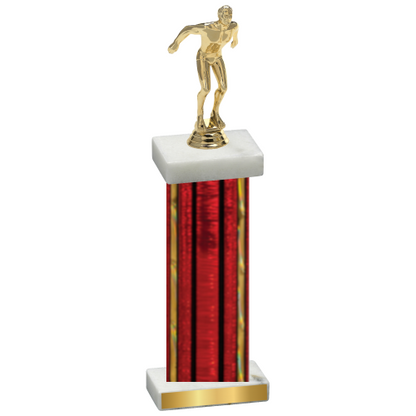 Single Red Glacier Swimming Trophy