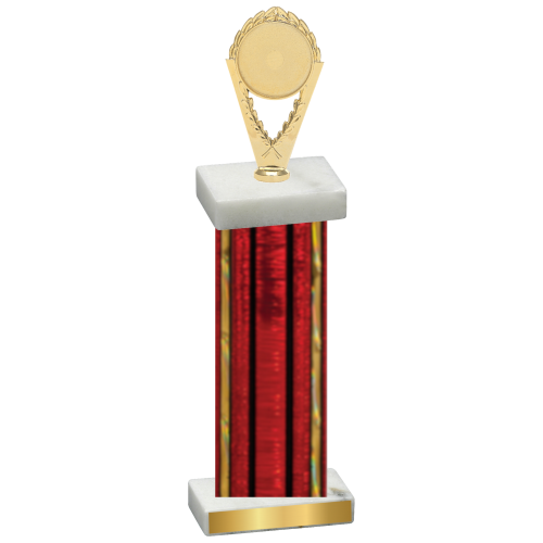 Single Red Glacier Insert Trophy