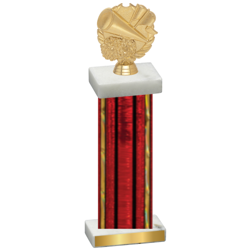 Single Red Glacier Cheerleading Trophy