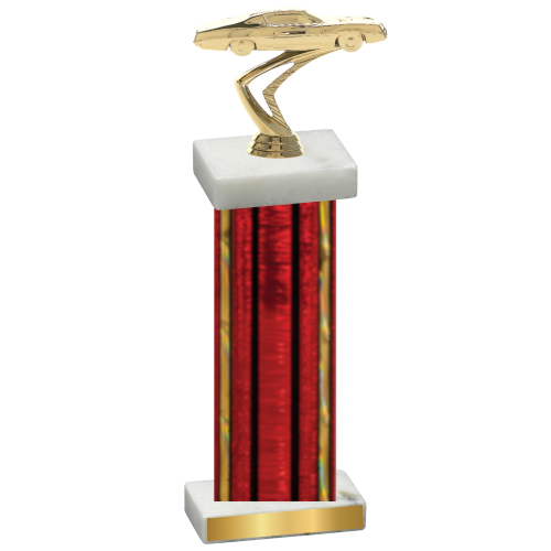 Single Red Glacier Cars Trophy