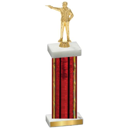 Single Red Glacier Shooter Trophy