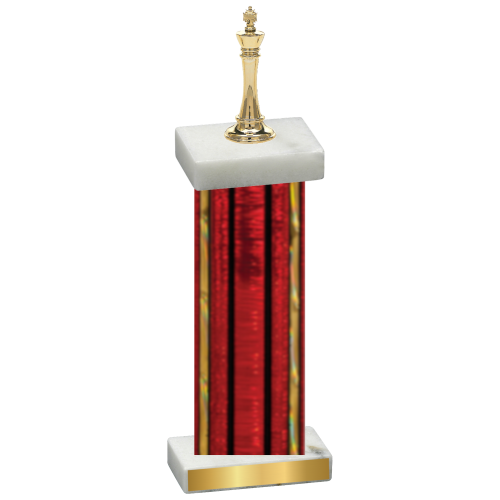 Single Red Glacier Chess Trophy