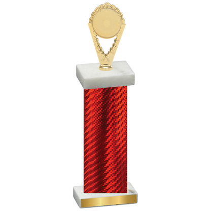 Single Red Carbon Fiber Insert Trophy