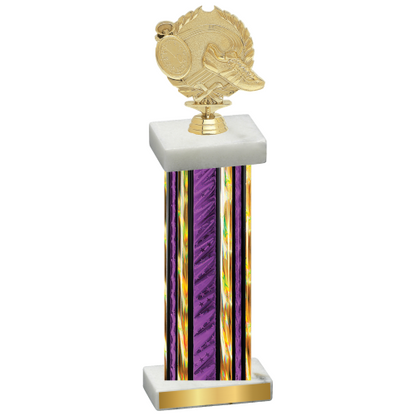 Single Purple Glacier Running Trophy