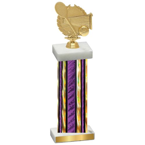 Single Purple Glacier Tennis Trophy