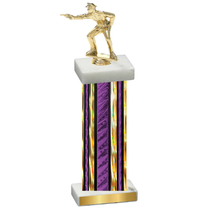 Single Purple Glacier Shooter Trophy