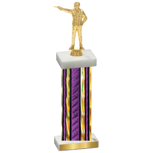 Single Purple Glacier Shooter Trophy