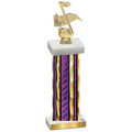 Single Purple Glacier Music Trophy