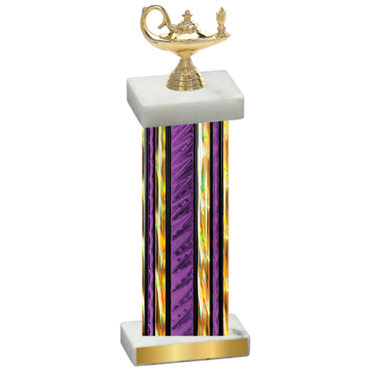 Single Purple Glacier Academics Trophy