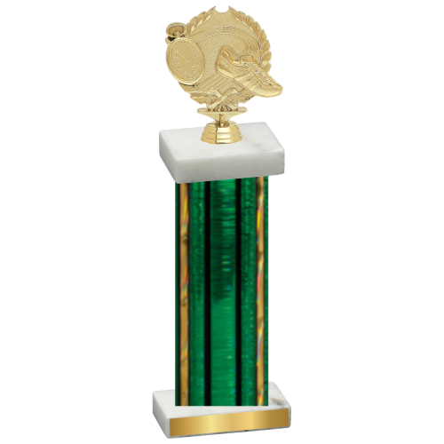 Single Green Glacier Running Trophy