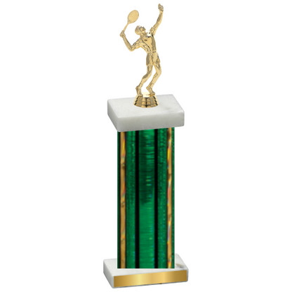 Single Green Glacier Tennis Trophy