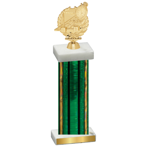 Single Green Glacier Swimming Trophy