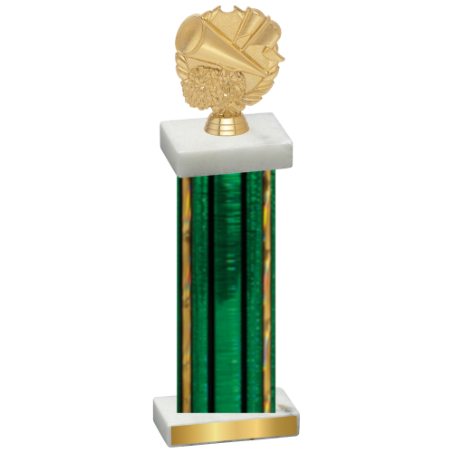 Single Green Glacier Cheerleading Trophy