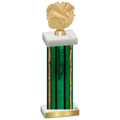 Single Green Glacier Cheerleading Trophy