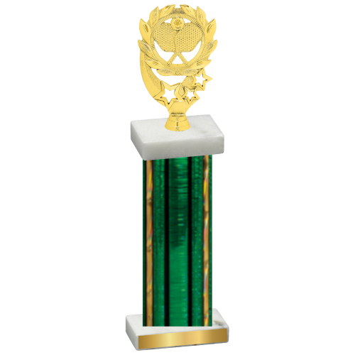 Single Green Glacier Pickleball Trophy