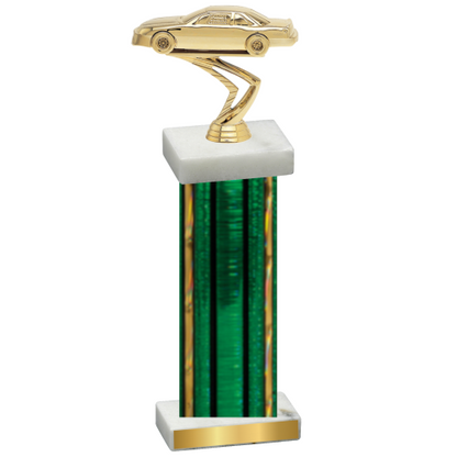 Single Green Glacier Cars Trophy