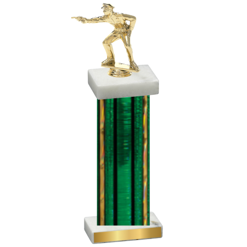 Single Green Glacier Shooter Trophy