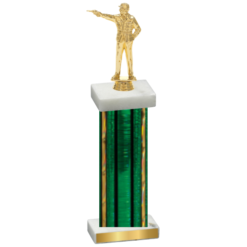 Single Green Glacier Shooter Trophy