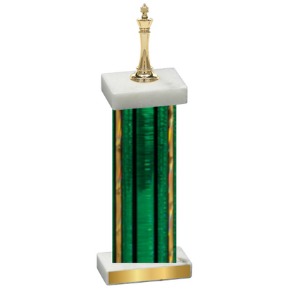 Single Green Glacier Chess Trophy