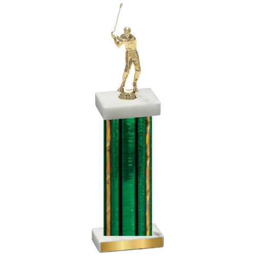 Single Green Glacier Golf Trophy