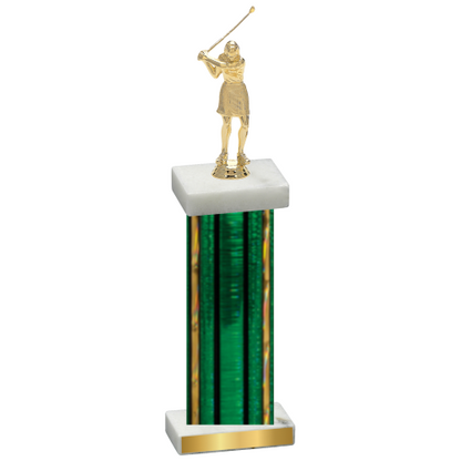 Single Green Glacier Golf Trophy