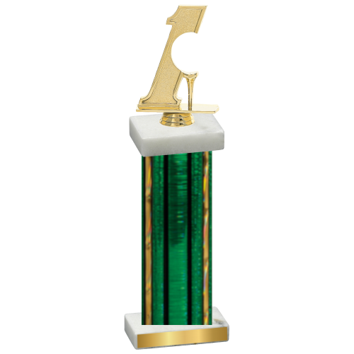 Single Green Glacier Golf Trophy