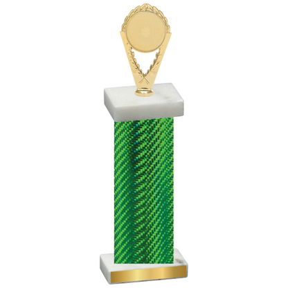 Single Green Carbon Fiber Insert Trophy