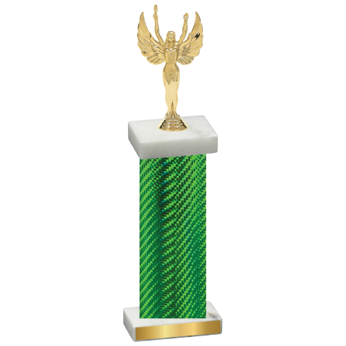 Single Green Carbon Fiber Victory Trophy