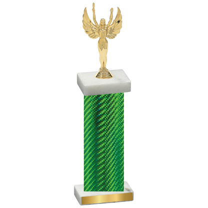 Single Green Carbon Fiber Victory Trophy