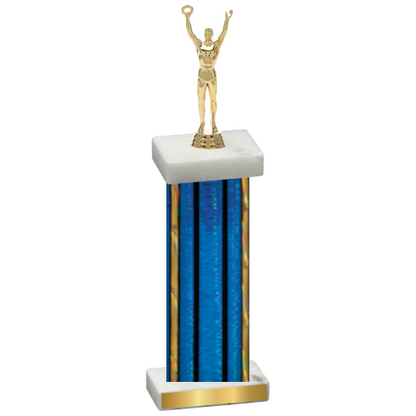 Single Blue Glacier Victory Trophy