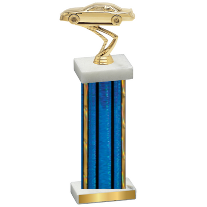 Single Blue Glacier Cars Trophy