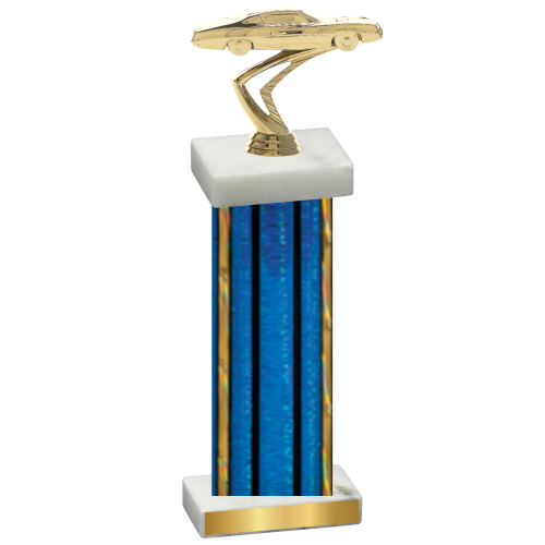 Single Blue Glacier Cars Trophy