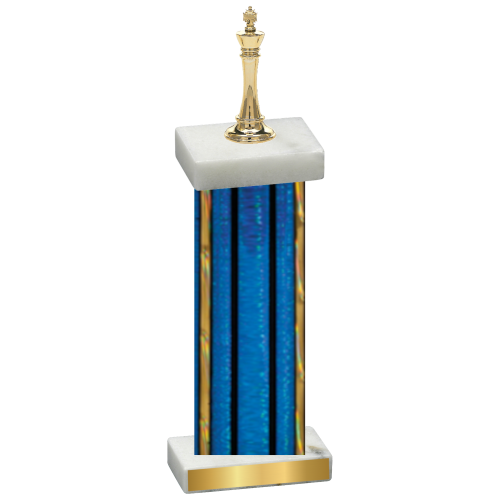 Single Blue Glacier Chess Trophy