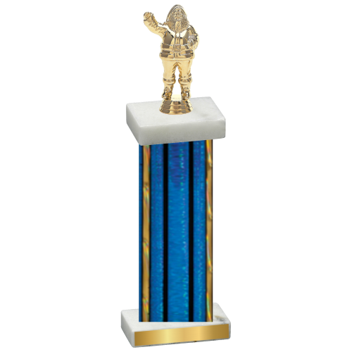 Single Blue Glacier Holiday Trophy