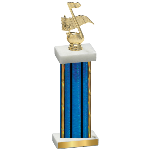 Single Blue Glacier Music Trophy