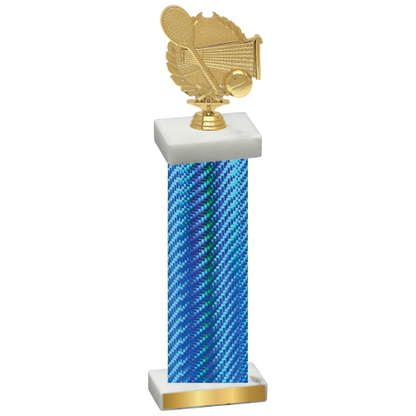 Single Blue Carbon Fiber Tennis Trophy