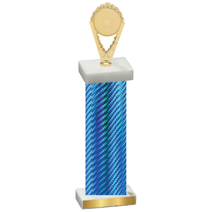 Single Blue Carbon Fiber Insert Trophy