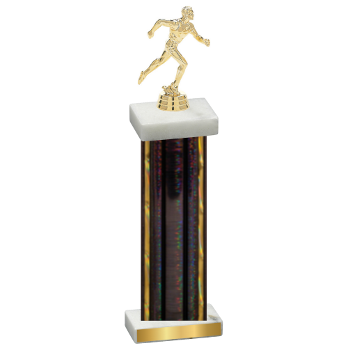 Single Black Glacier Running Trophy