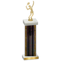 Single Black Glacier Tennis Trophy