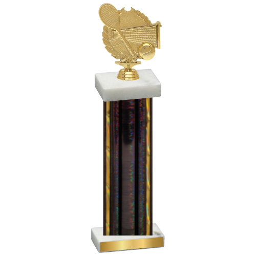 Single Black Glacier Tennis Trophy