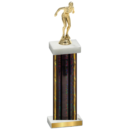 Single Black Glacier Tennis Trophy