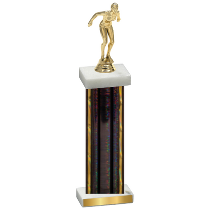 Single Black Glacier Tennis Trophy