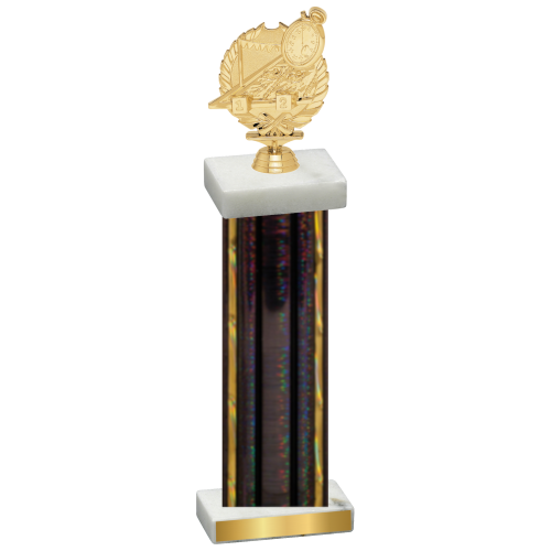 Single Black Glacier Swimming Trophy