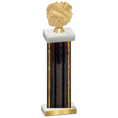 Single Black Glacier Cheerleading Trophy